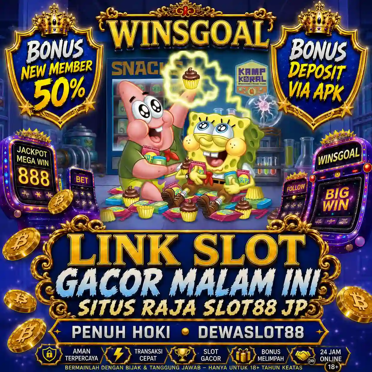 Dewaslot88 : Link Slot Gacor Malam Ini Bersama Winsgoal Hoki Situs Raja Slot88 JP